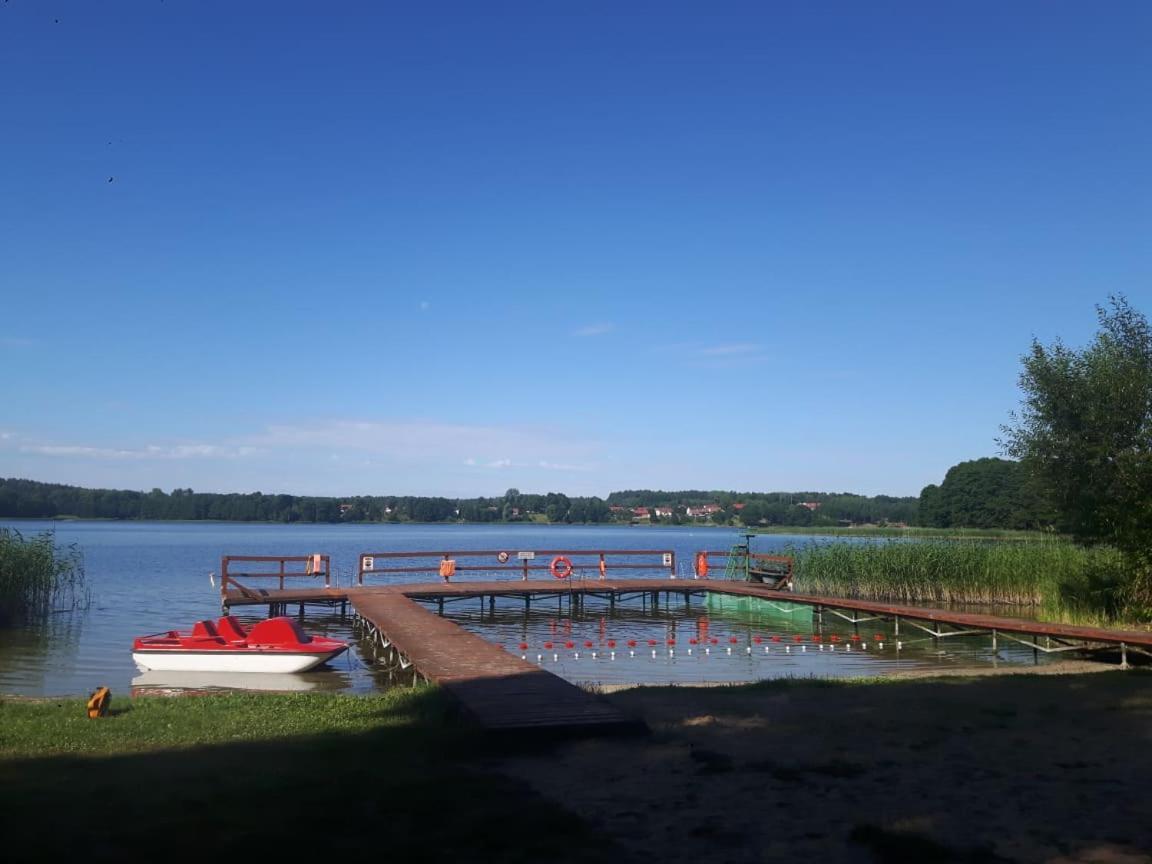 Mazury Domek Caloroczny Pelnik Gm Ostroda Jezioro Las Exterior foto